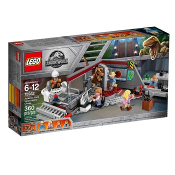 Lego set Jurassic world velociraptor chase LE75932-3